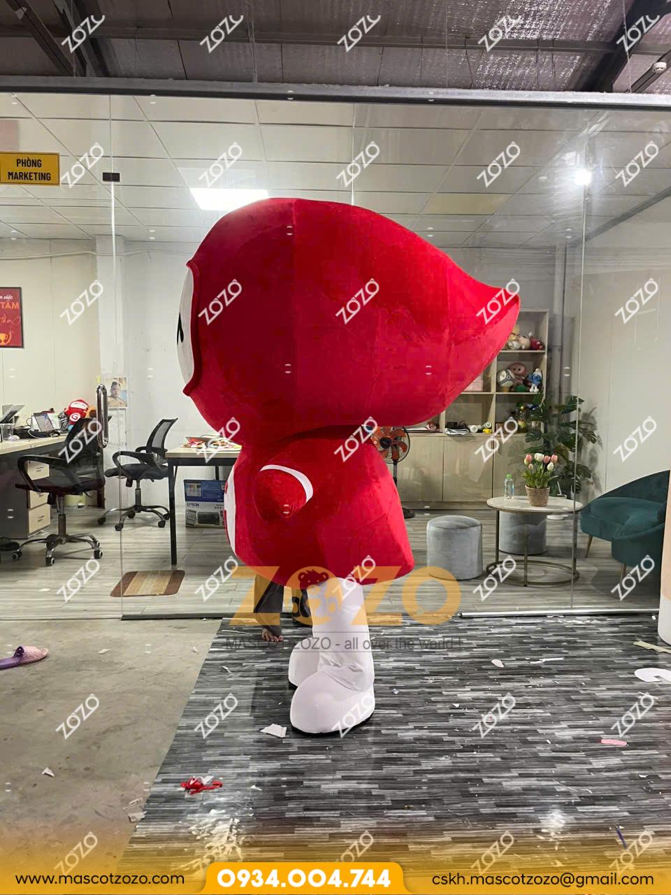 MASCOT ROBOT ĐỎ G - Ảnh 3