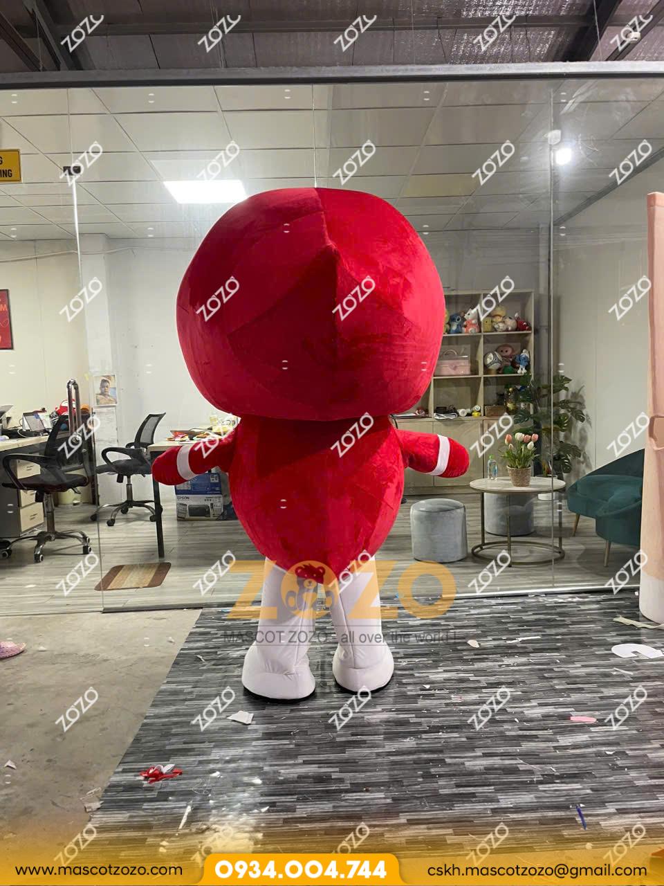 MASCOT ROBOT ĐỎ G - Ảnh 4