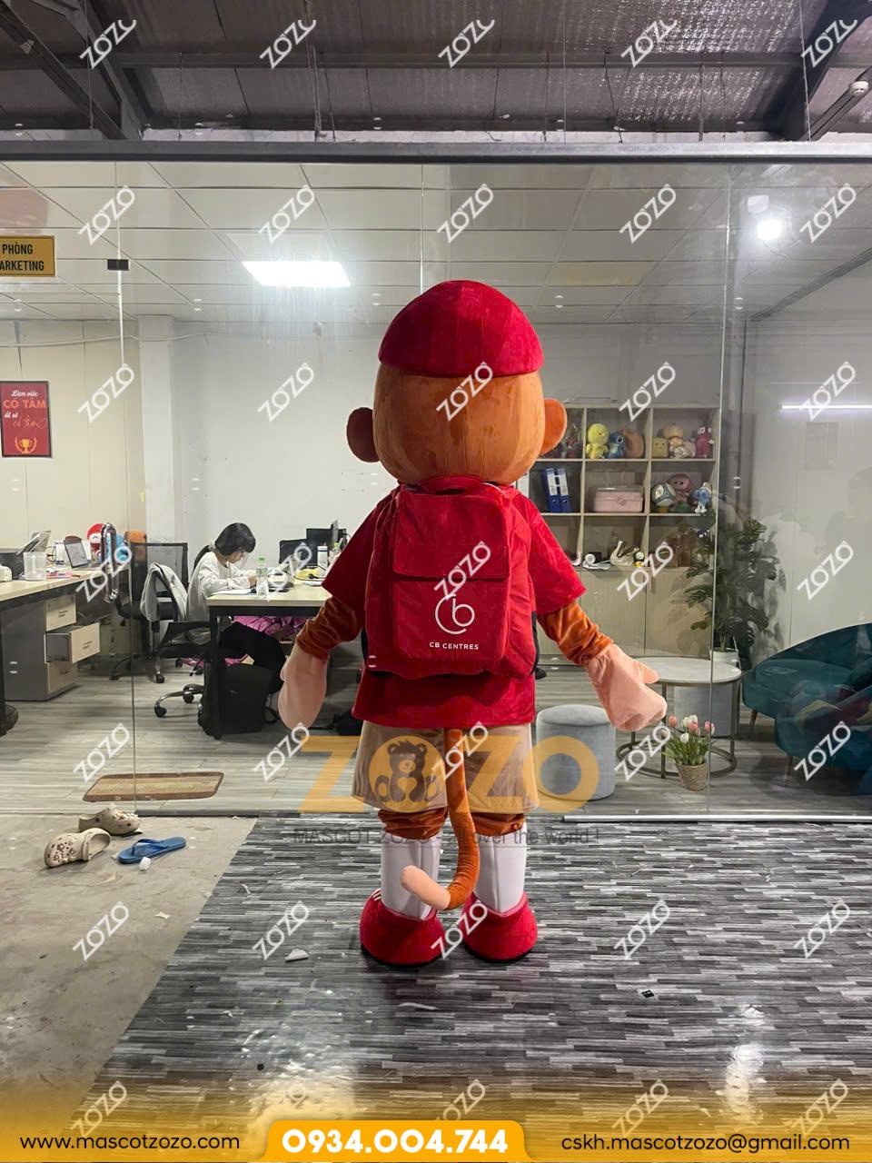 MASCOT BÉ KHỈ ĐI HỌC - Ảnh 3