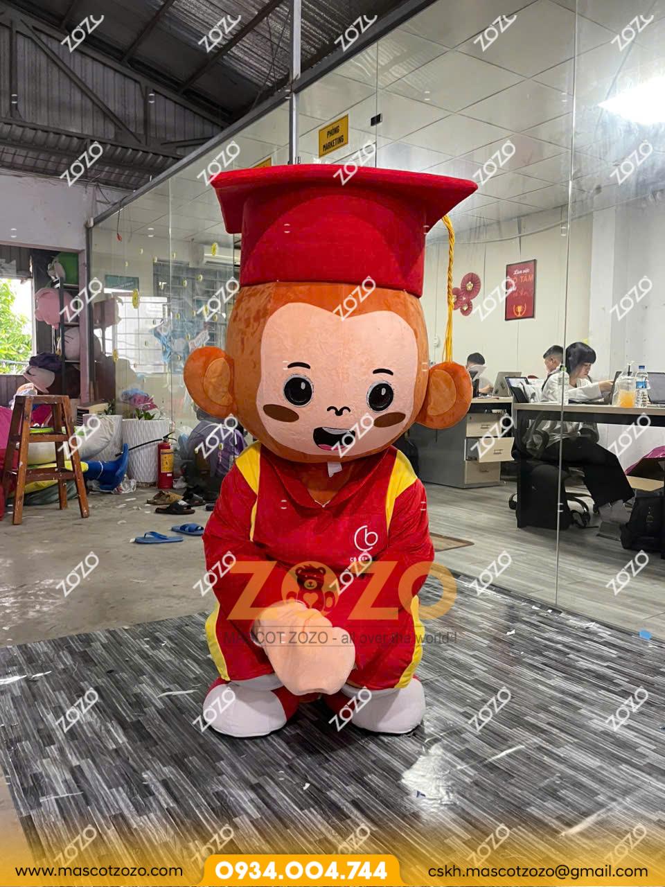 MASCOT KHỈ TỐT NGHIỆP