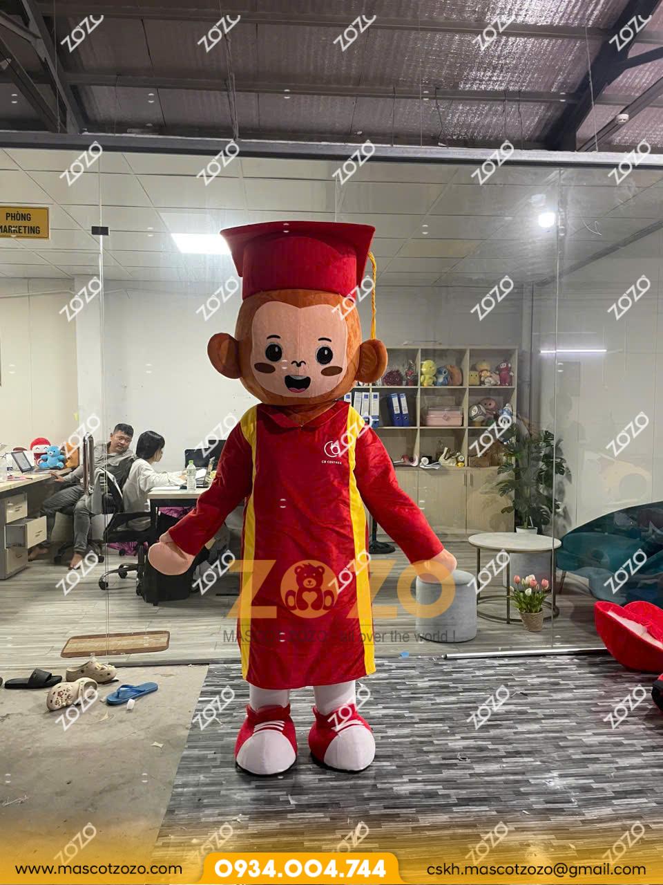 MASCOT KHỈ TỐT NGHIỆP