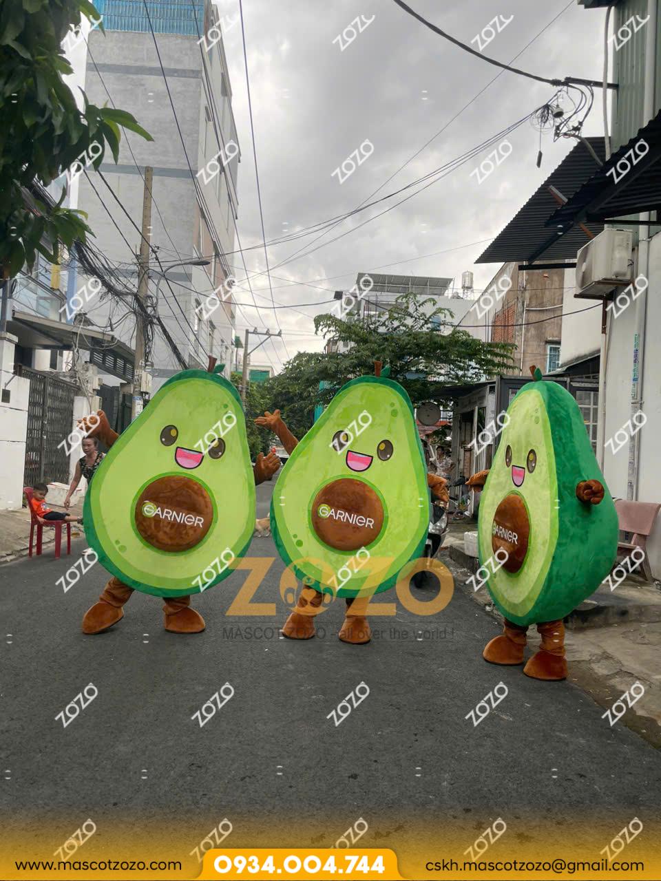 MASCOT BA TRÁI BƠ - Ảnh 3