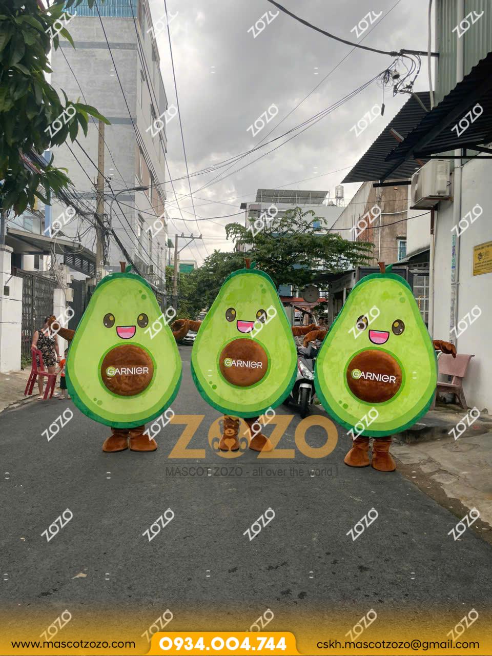 MASCOT BA TRÁI BƠ