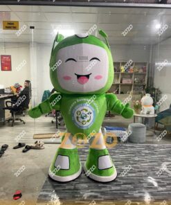 MASCOT ROBOT CÂY XANH