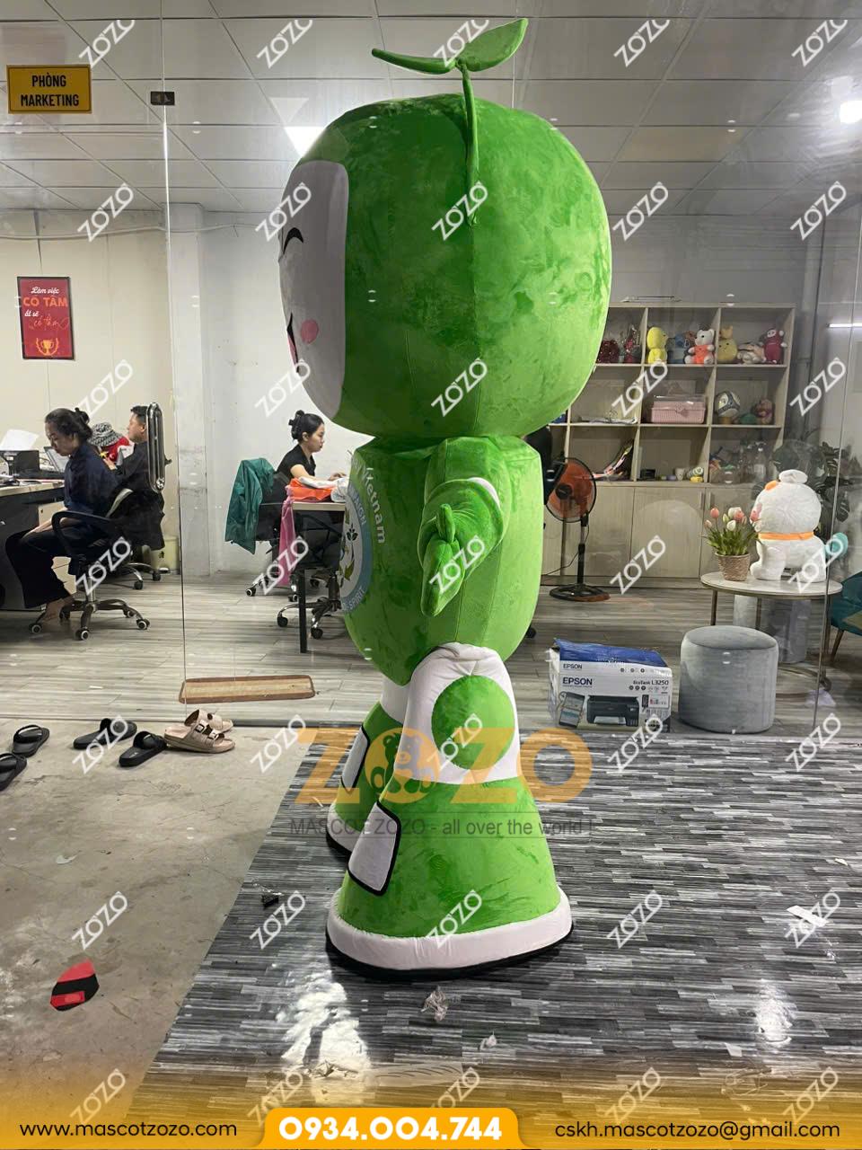 MASCOT ROBOT CÂY XANH - Ảnh 4