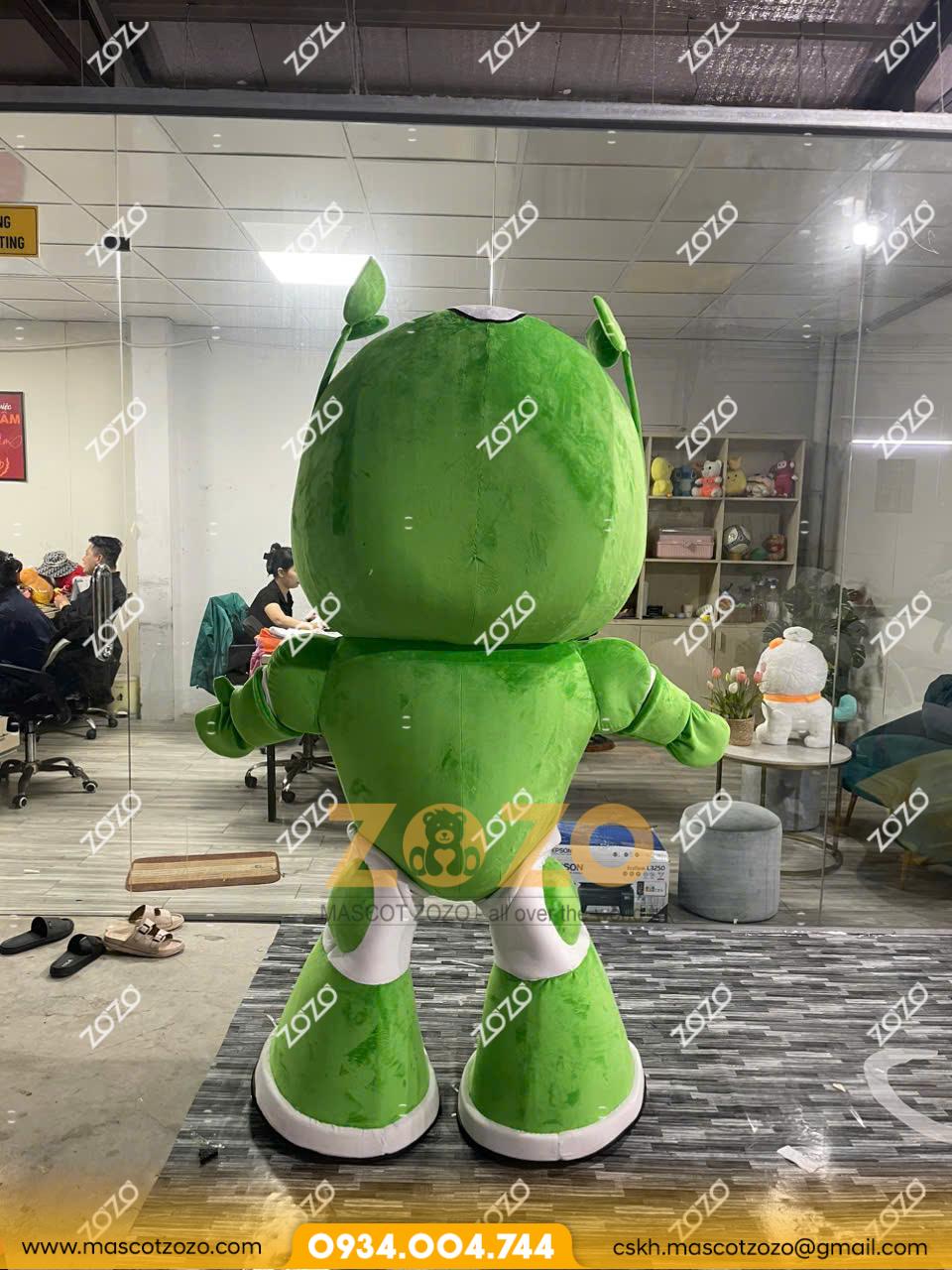 MASCOT ROBOT CÂY XANH - Ảnh 5
