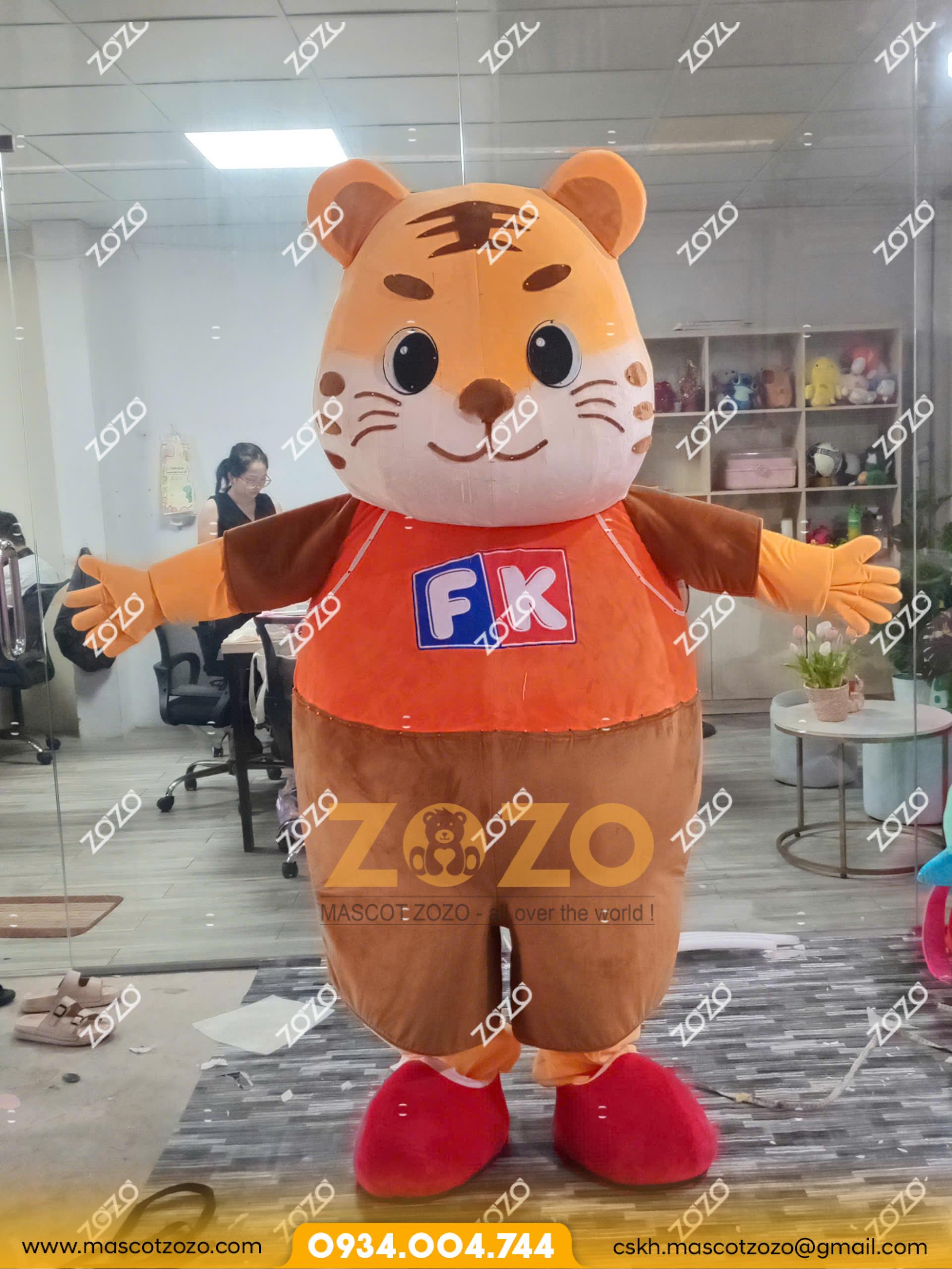 MASCOT BÔNG HỔ FK