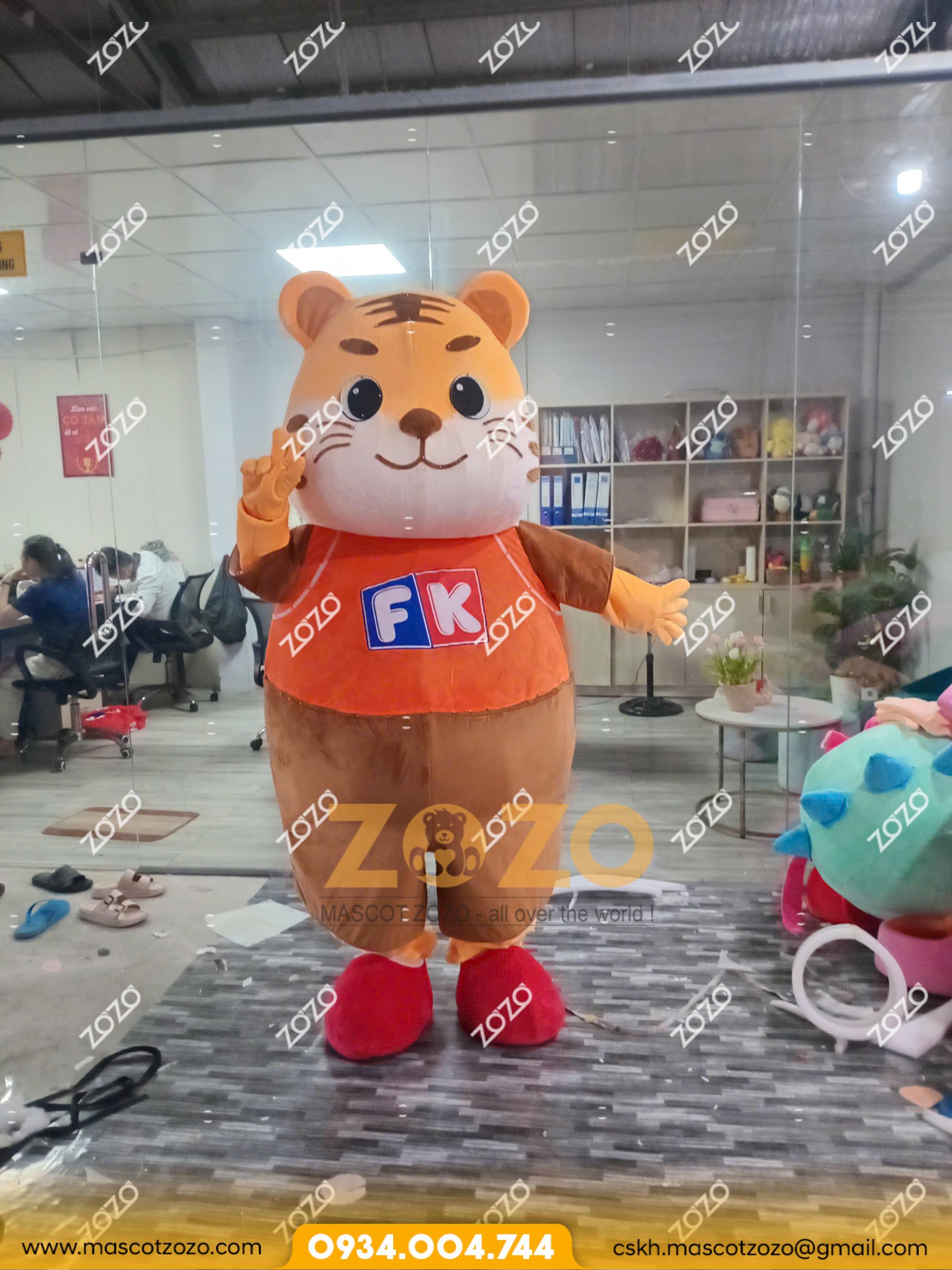 MASCOT BÔNG HỔ FK - Ảnh 2