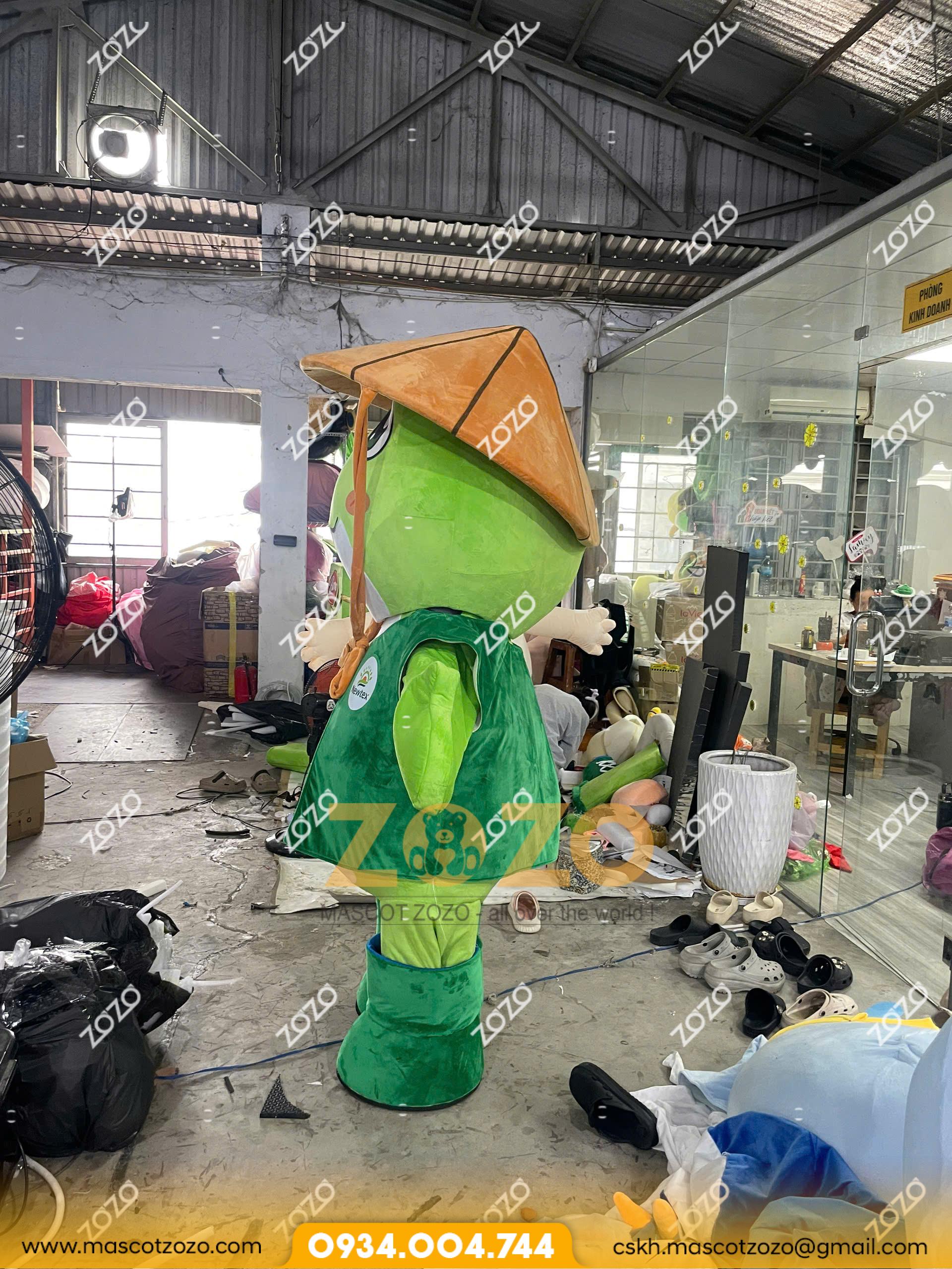 MASCOT ẾCH XANH NEWTEX - Ảnh 3