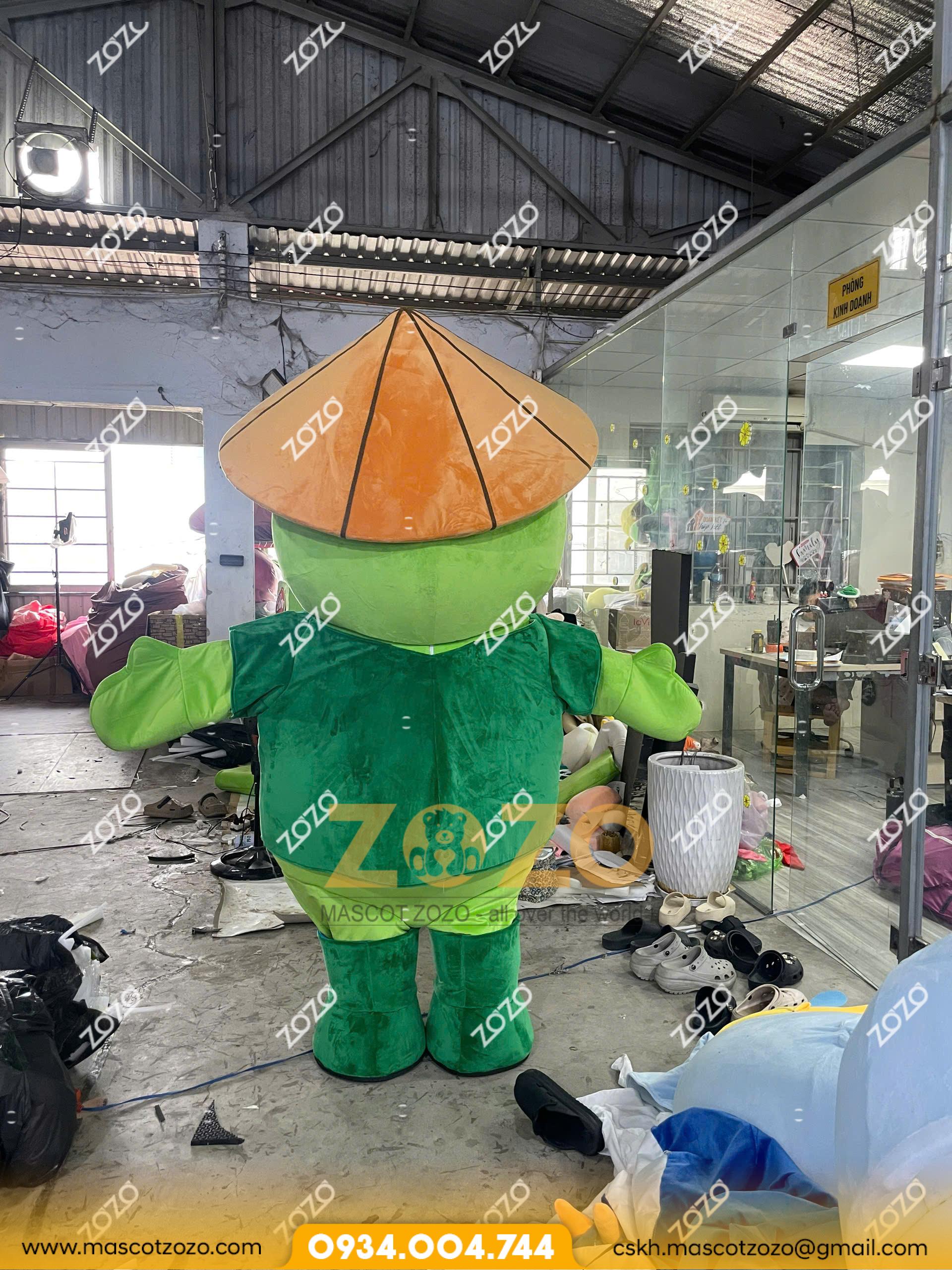 MASCOT ẾCH XANH NEWTEX - Ảnh 4