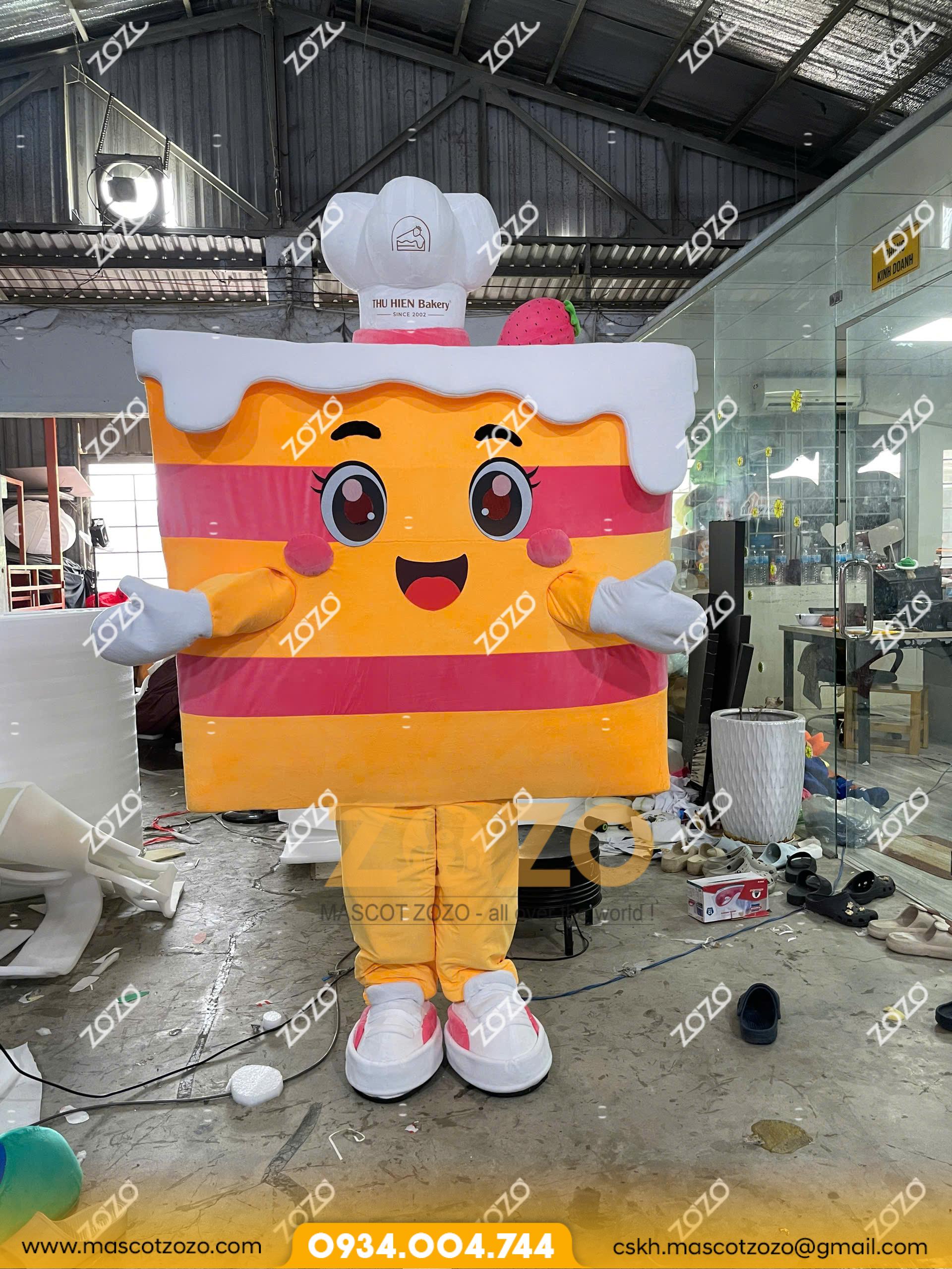 MASCOT MIẾNG BÁNH KEM