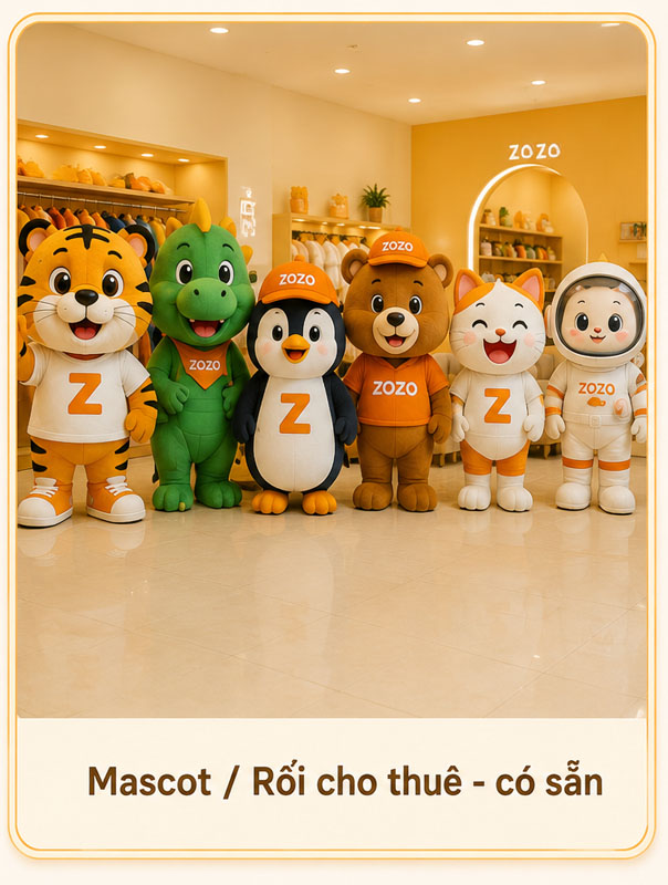 Mascot / Rối cho thuê - có sẵn